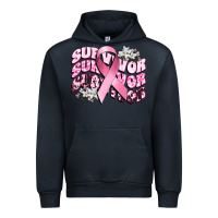 Navy survivor breast cancer Urban Hoodie - CowGirlArtShop