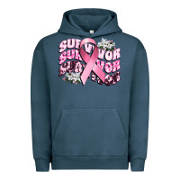 Pigment Midnight Navy survivor breast cancer Urban Hoodie - CowGirlArtShop