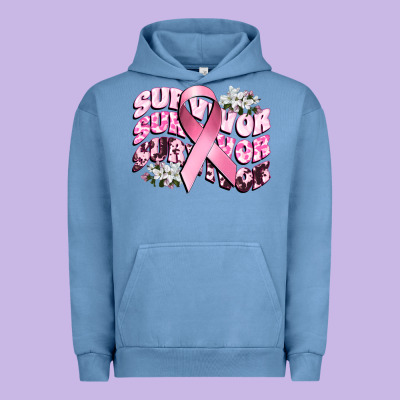 Survivor Breast Cancer Urban Hoodie Designed By Cowgirlartshop
