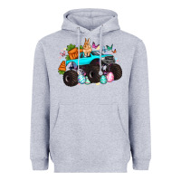 Heather Grey monster truck easter Heavyweight Hoodie - Artiststas