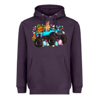 Plum monster truck easter Heavyweight Hoodie - Artiststas