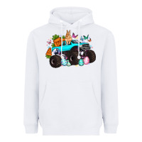 White monster truck easter Heavyweight Hoodie - Artiststas
