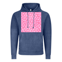 Vintage Denim valentines day heart seamless pattern Vintage Hoodie - BundleAndBundleShop