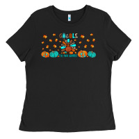Black gobble till you wobble Ladies Tee - JahusDesignShop