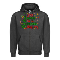 Charcoal Heather joy hope love peace christmas Zipper Hoodie - MaliasSmallBusiness