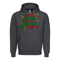 Smoke joy hope love peace christmas Zipper Hoodie - MaliasSmallBusiness
