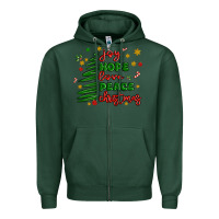 Sports Green joy hope love peace christmas Zipper Hoodie - MaliasSmallBusiness