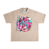 French Oak dental elements and cancer with cowhide and leopard Urban Heavy Tee - AdoDesignShop