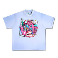 Grape Ice dental elements and cancer with cowhide and leopard Urban Heavy Tee - AdoDesignShop