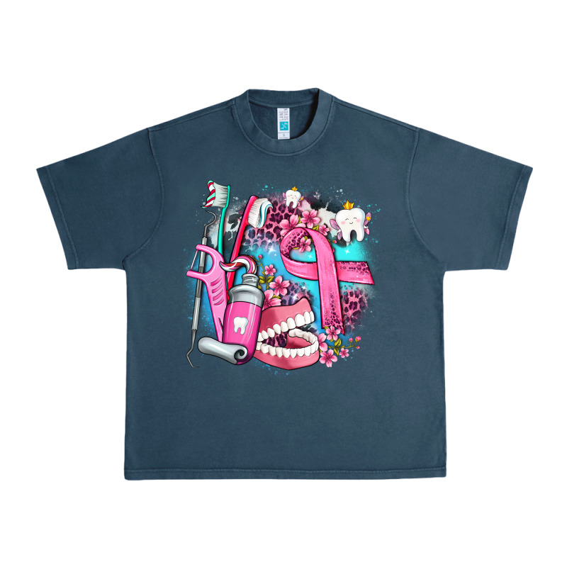 Dental Elements And Cancer With Cowhide And Leopard Urban Heavy Tee by AdoDesignShop | Teevron