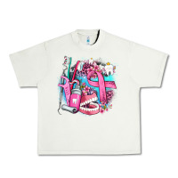 Pistachio dental elements and cancer with cowhide and leopard Urban Heavy Tee - AdoDesignShop