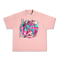 Salmon dental elements and cancer with cowhide and leopard Urban Heavy Tee - AdoDesignShop