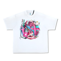 White dental elements and cancer with cowhide and leopard Urban Heavy Tee - AdoDesignShop
