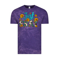 Cloud Purple just pray Vintage Tee - Artiststas