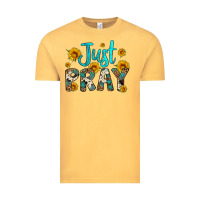 Vintage Mustard just pray Vintage Tee - Artiststas