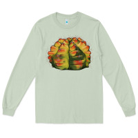 Matcha Gymnocalycium Variegated Cactus Long Sleeve Tee - LillyAllenDesigns