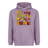 Lavender hey sister sister swing softball Heavyweight Hoodie - Artiststas