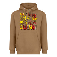 Toasted Coconut hey sister sister swing softball Heavyweight Hoodie - Artiststas