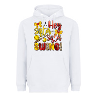White hey sister sister swing softball Heavyweight Hoodie - Artiststas