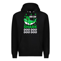Black Irish Shark Doo Doo Doo Saint Patricks Day Premium Hoodie - Bettercallsaul