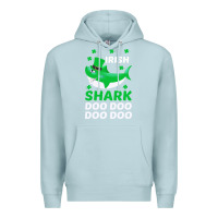 Blue Mist Irish Shark Doo Doo Doo Saint Patricks Day Premium Hoodie - Bettercallsaul