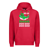 Cardinal Irish Shark Doo Doo Doo Saint Patricks Day Premium Hoodie - Bettercallsaul