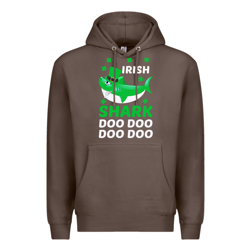 Irish Shark Doo Doo Doo Saint Patricks Day Premium Hoodie by Bettercallsaul | Teevron