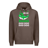 Coffee Irish Shark Doo Doo Doo Saint Patricks Day Premium Hoodie - Bettercallsaul