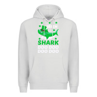 Dove Grey Irish Shark Doo Doo Doo Saint Patricks Day Premium Hoodie - Bettercallsaul