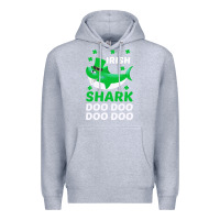 Heather Grey Irish Shark Doo Doo Doo Saint Patricks Day Premium Hoodie - Bettercallsaul