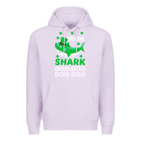 Lilac Irish Shark Doo Doo Doo Saint Patricks Day Premium Hoodie - Bettercallsaul