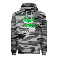 Slate Camo Irish Shark Doo Doo Doo Saint Patricks Day Premium Hoodie - Bettercallsaul