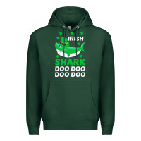 Sports Green Irish Shark Doo Doo Doo Saint Patricks Day Premium Hoodie - Bettercallsaul