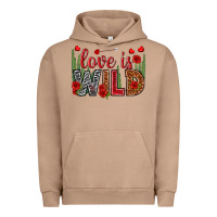 Pigment Burro Love is wild Valentine's Day Urban Hoodie - HowdyJamesFarm