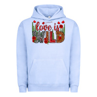 Pigment Grape Ice Love is wild Valentine's Day Urban Hoodie - HowdyJamesFarm