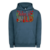 Pigment Midnight Navy Love is wild Valentine's Day Urban Hoodie - HowdyJamesFarm