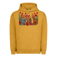Pigment Peanut Butter Love is wild Valentine's Day Urban Hoodie - HowdyJamesFarm