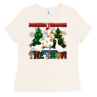 Bone honking through the snow Ladies Tee - Zillion Design Studio
