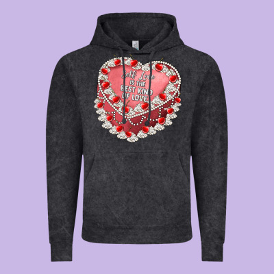 Self Love Vintage Hoodie Designed By Artiststas