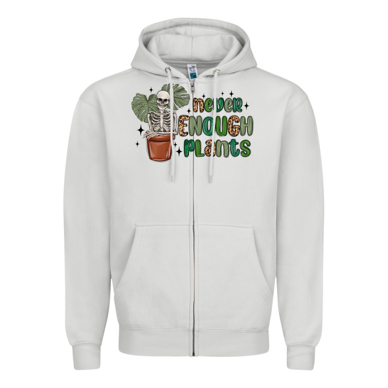 Never Enough Plants Zipper Hoodie by MaliasSmallBusiness | Teevron