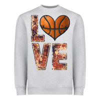 Heather Grey basketball love Heavyweight Sweatshirt - JahusDesignShop