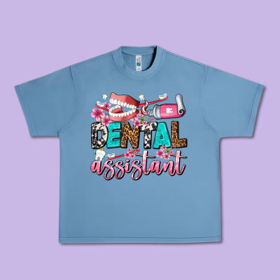 Dental Assistant Urban Heavy Tee Designed By Adodesignshop