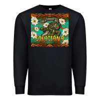 Black louisiana alligator tumbler Premium Sweatshirt - BarkalooDesign