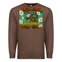 Chestnut louisiana alligator tumbler Premium Sweatshirt - BarkalooDesign