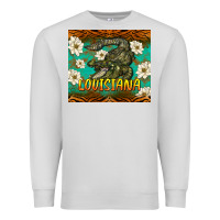Dove Grey louisiana alligator tumbler Premium Sweatshirt - BarkalooDesign
