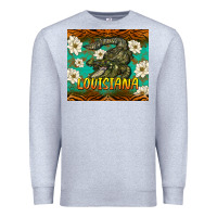 Heather Grey louisiana alligator tumbler Premium Sweatshirt - BarkalooDesign