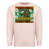 Pale Pink louisiana alligator tumbler Premium Sweatshirt - BarkalooDesign
