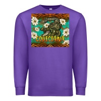Purple louisiana alligator tumbler Premium Sweatshirt - BarkalooDesign
