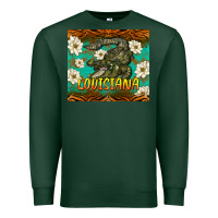 Sports Green louisiana alligator tumbler Premium Sweatshirt - BarkalooDesign