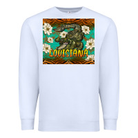 White louisiana alligator tumbler Premium Sweatshirt - BarkalooDesign